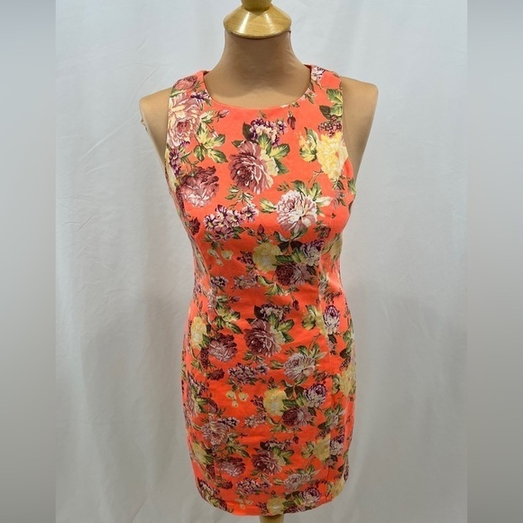 Pim + Larkin Bright Floral Sheath Dress - Picture 1 of 6
